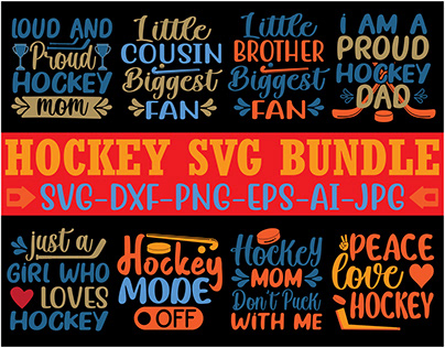 Hockey SVG Bundle.
