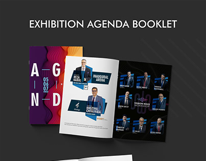 Exhibition Agenda Booklet Design