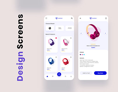 Wireless Headphone Searching App Design for Practice