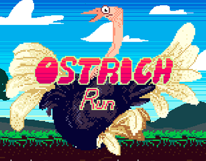 Ostrich Run // Game Art