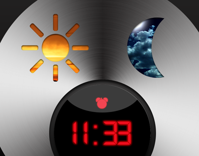 Alarmclock iOS button design