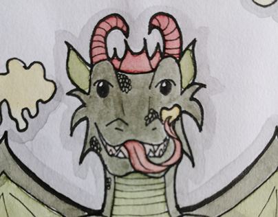 Livre illustré pour enfants - Le dragon chanteur