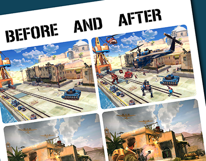 Gameloft-Before And After Screenshots