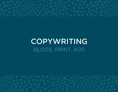 Copywriting - Blogs, Ads, Print