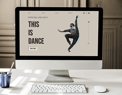 Poster & website for dance event