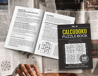 Mixed Grid Calcudoku Puzzle Book For Adults Volume 15