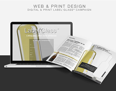 Webdesign - Print Campaign - Label'Glass®