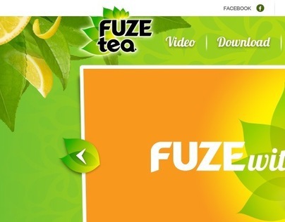 FUZE Tea Website (Coca-Cola)
