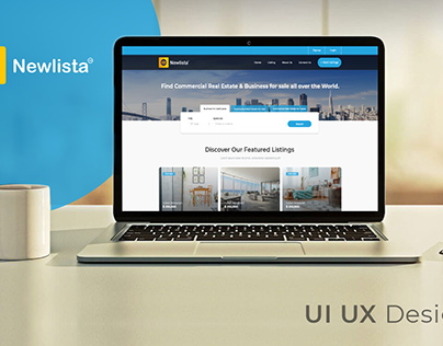 Newlista - UI UX Web Design