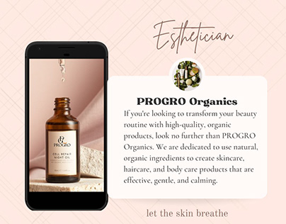 Project thumbnail - aesthetic skin care