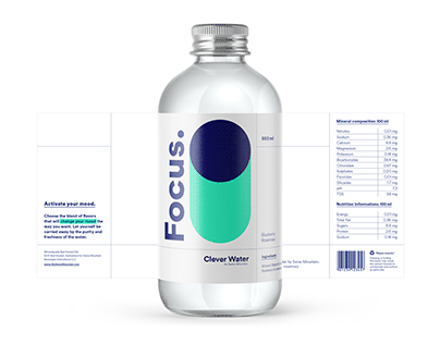 IDENTITY FOR A BRAND OF BOTTLED WATER