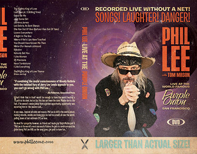 Phil Lee Live At The Purple Onion (DVD packaging)