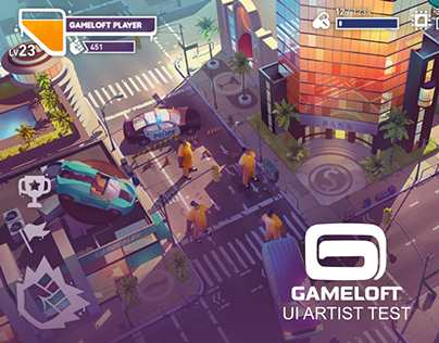 Gameloft UI Artist Test