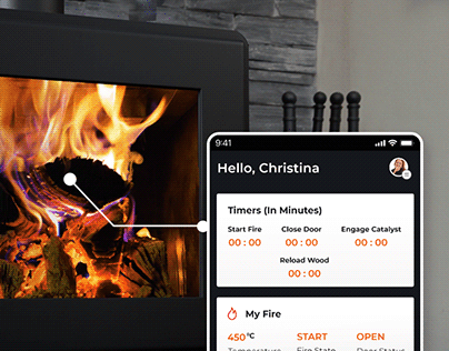 IOT Enabled Fire Stove App