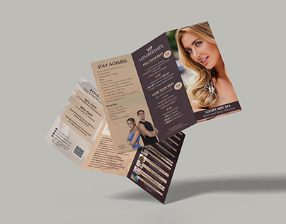 Stay Ageless Trifold Brochure Design