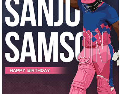 Sanju Samson Birthday Story Post