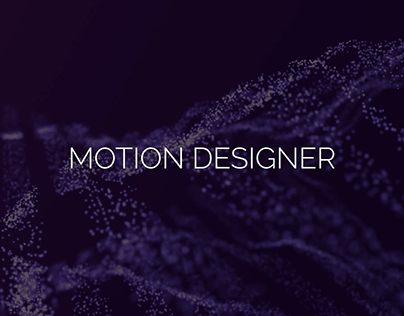 After effects Showreel | Motion Designer