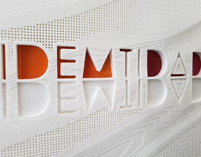 IDEMTIDAD BOOKS | 3D Printed book covers