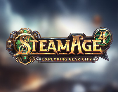 Steampunk Game Logo - Steam Age ⚡✨