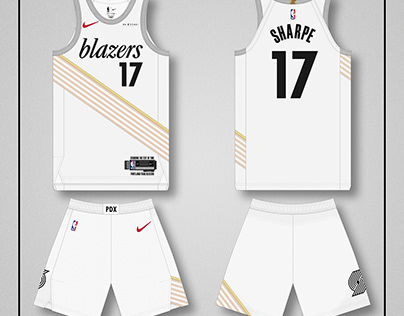 Portland Trail Blazers City  Basketball uniforms design