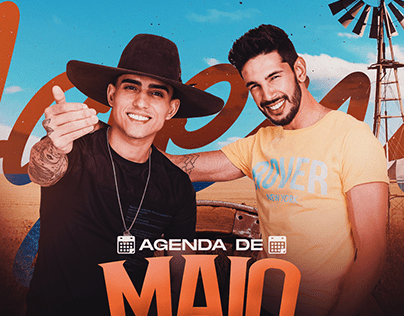 Agenda Maio - Felipe e Kayan