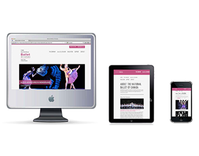 National Ballet of Canada Responsive Web Design