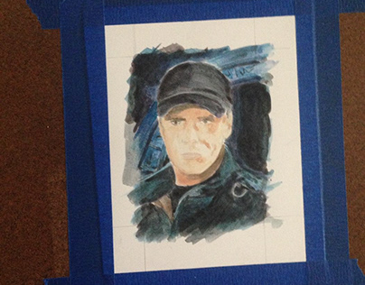 Jack O'Neill Stargate Sketch Card