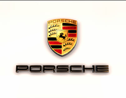 Created Porsche Logo Intro Animation