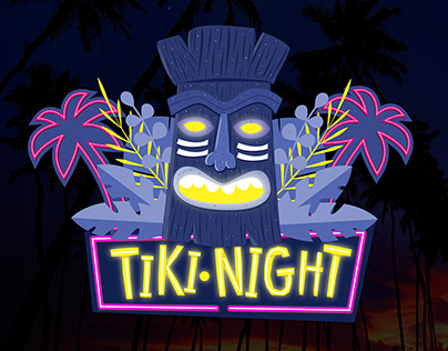 Tiki Night Illustration