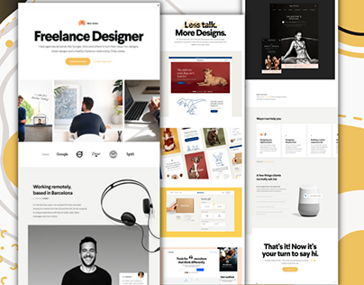 Freelance Designer Protfolio Website Design