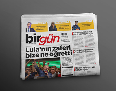 Newspaper Design/ birgün Gazetesi