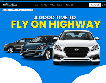 LANDING PAGE FOR AUTOMOBILE COMPANIES