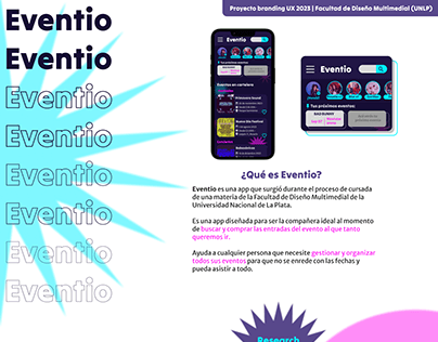 Proyecto UX | Eventio app