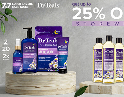 DR TEAL'S ECOMMERCE BANNERS
