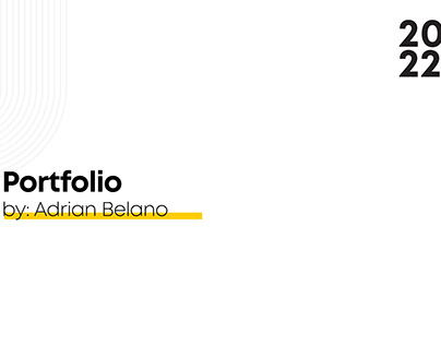 Adrian Belano Portfolio 2022