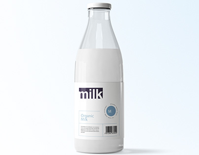 Packaging Design # Bottle Of Milk
