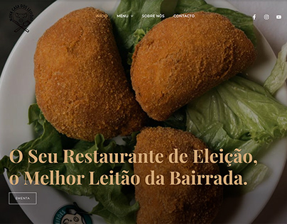 Project thumbnail - Web - Nova Casa dos Leitões - Restaurante
