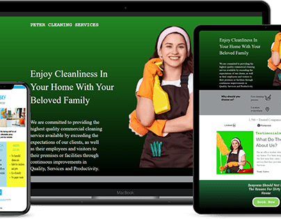 Cleaning service landing page and autoresponder