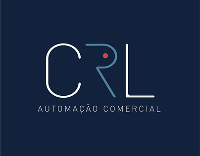 Logotipo e Folder CRL Automação Comercial
