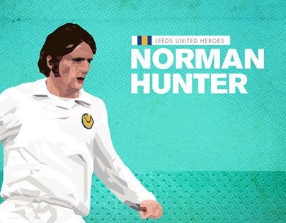 Football Heroes Infographic - Norman Hunter
