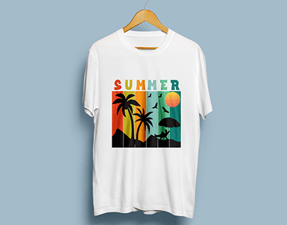 Summer T-shirt Design.