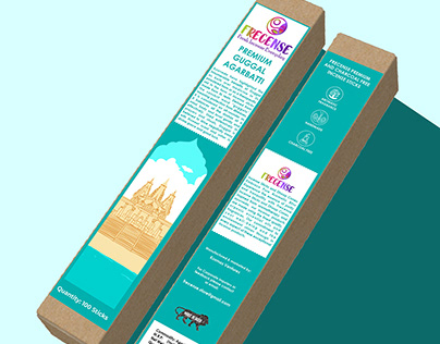 Frecense Packaging (Guggal Agarbatti / Incense Sticks)