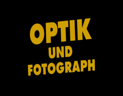 OPTIK UND FOTOGRAPH