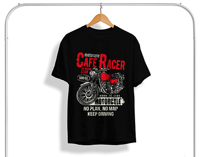 Cafe Racer T-shirt Design | Motorcycle T-shirt | Tee