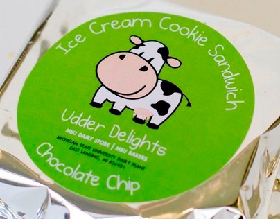 Udder Delights Ice Cream Packaging