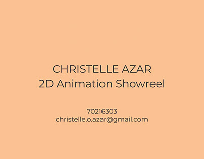 2D animation Showreel