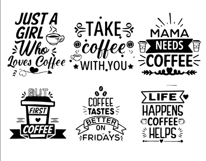 Coffee SVG Design bundle