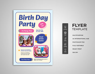 Birth Day Party Flyer
