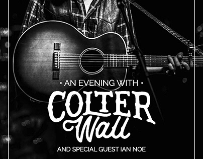 An Evening with Colter Wall | EVENT POSTER DESIGN