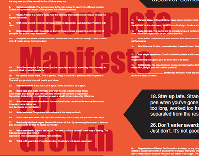 incomplete manifesto